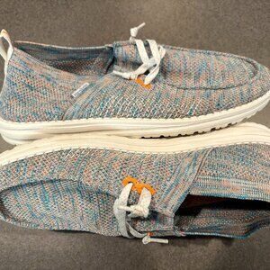 ~~Hey Dude Wendy Halo Azur Coral Women's 11 Slip On Loafers..VGUC!!!     SMOKE/P